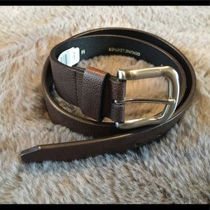 Genuine leather belt